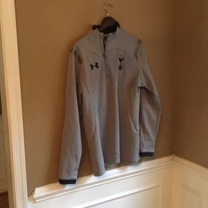 UA Tottenham Hotspurs men’s  large fitted 1/4 zip